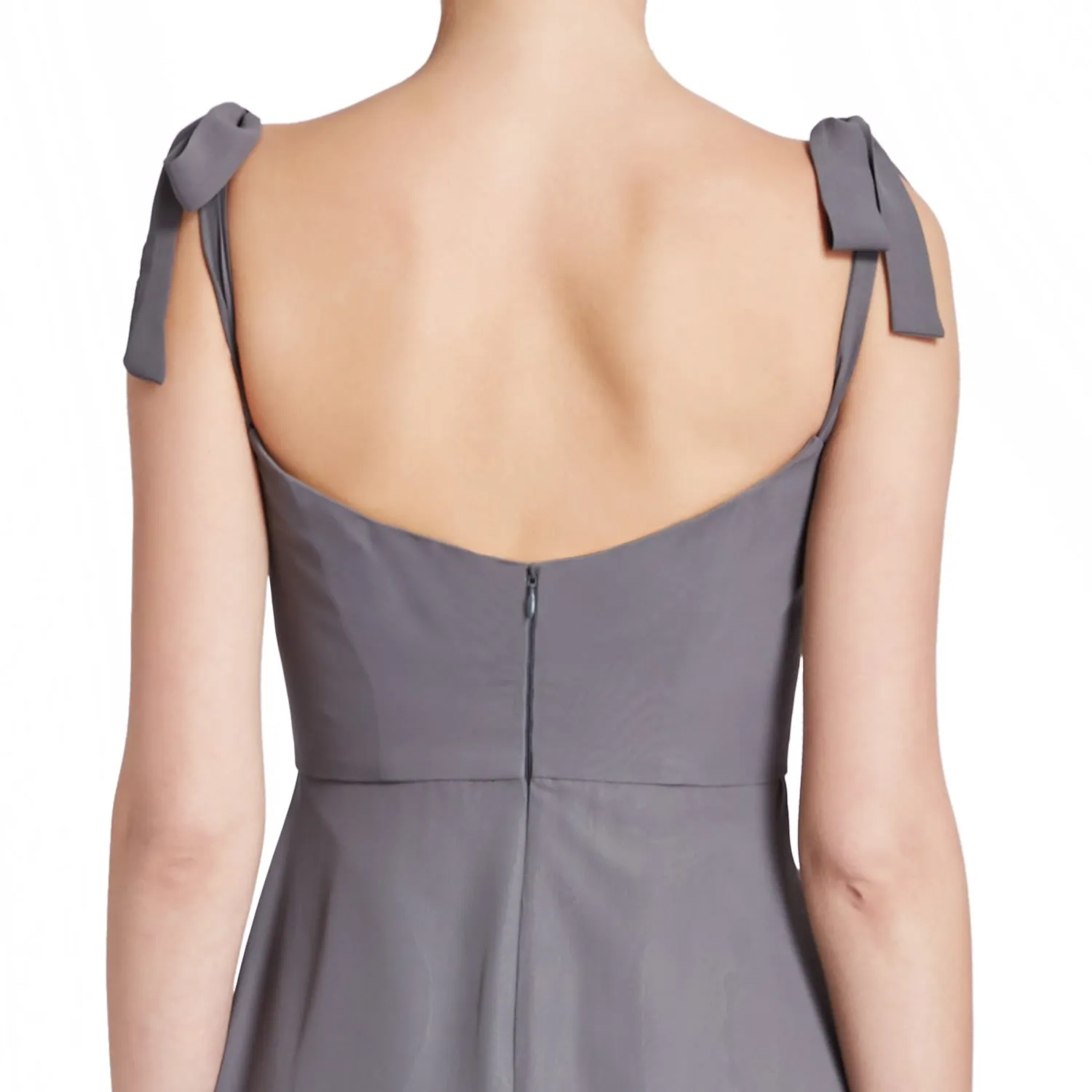 MACloth Women Chiffon aline Long Lovely Wedding Party Bridesmaid Dresses
