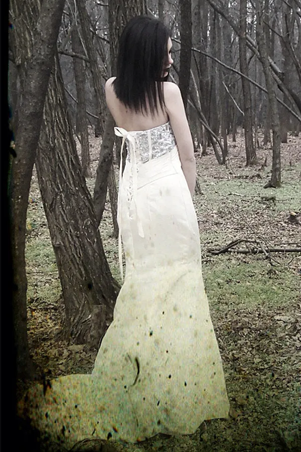 Mermaid Sweetheart Floor Length Chiffon Rhinestone Prom Dress