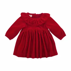 Mud Pie Red Velvet Dress