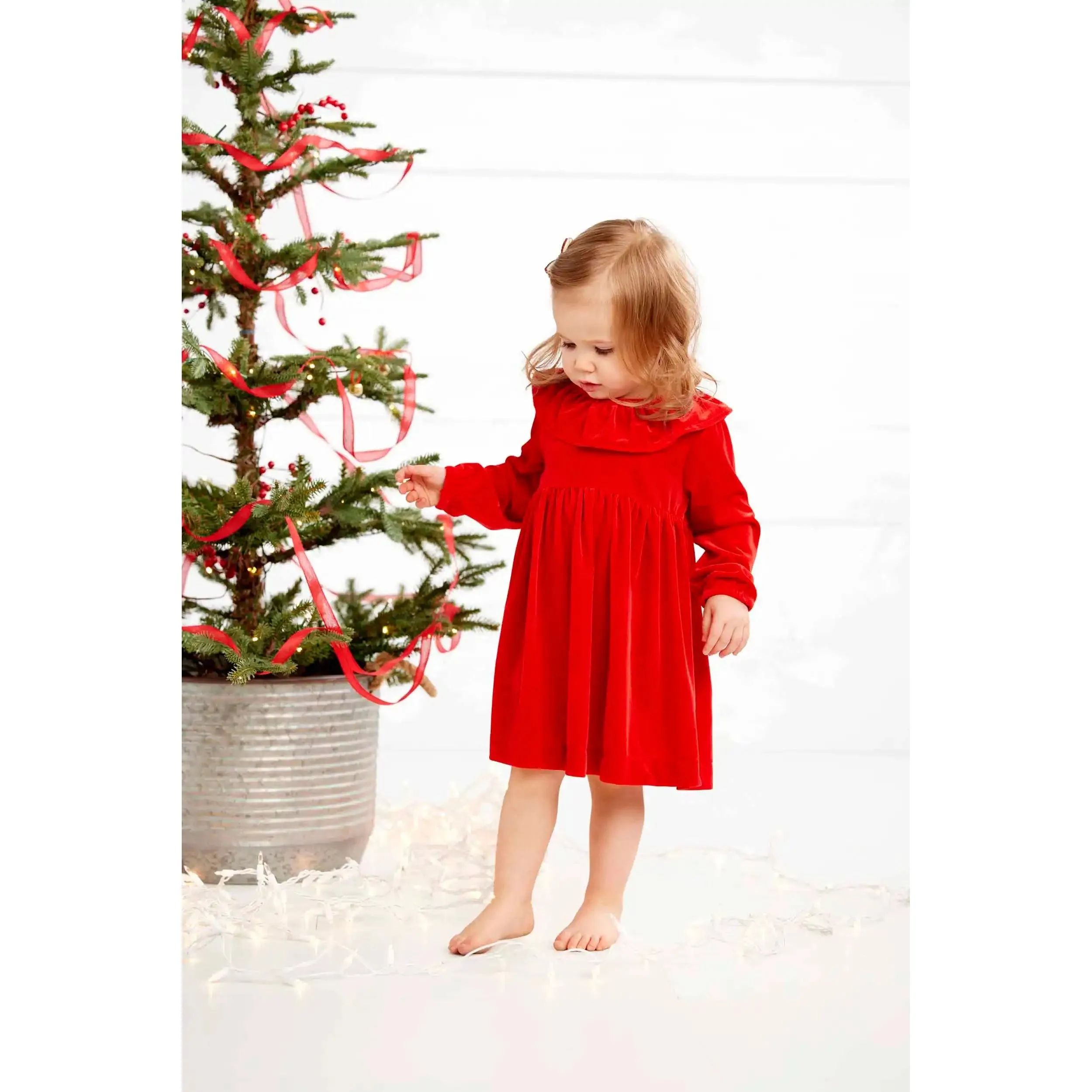 Mud Pie Red Velvet Dress