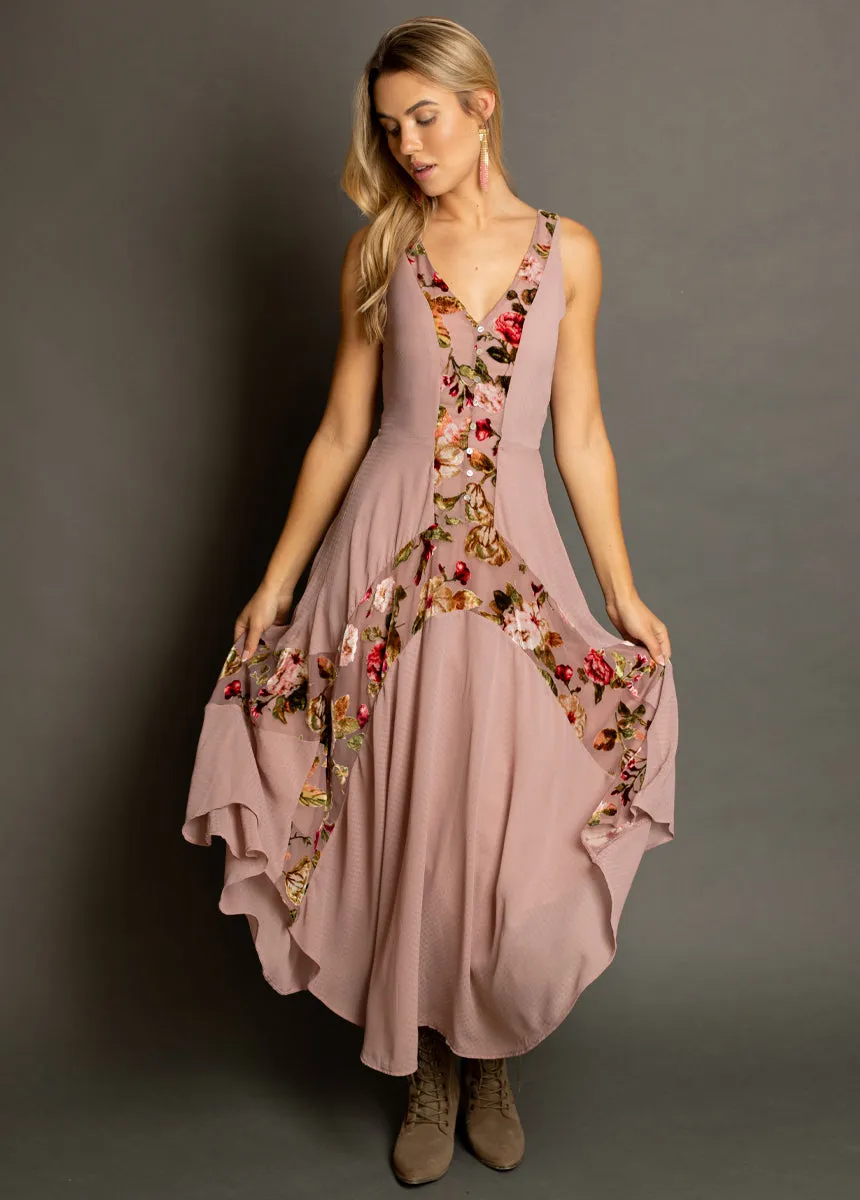 Nahri Dress in Ashe Rose