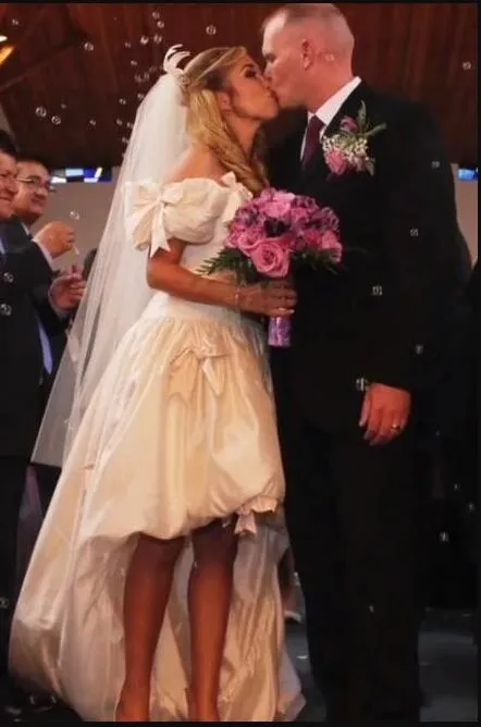 November Rain Princess High-low Wedding Dress with Pick-ups