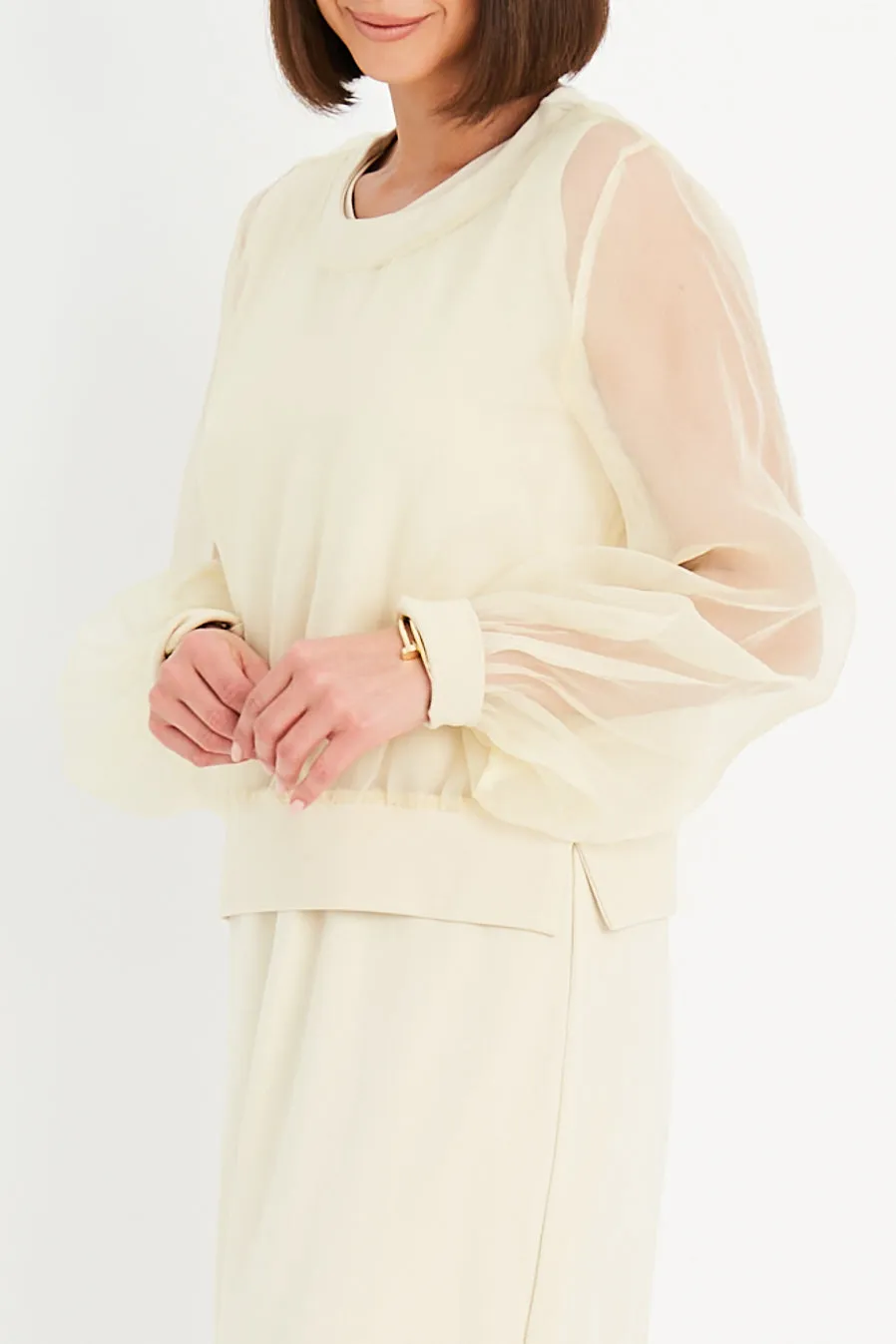 Organza Sweat Shirt