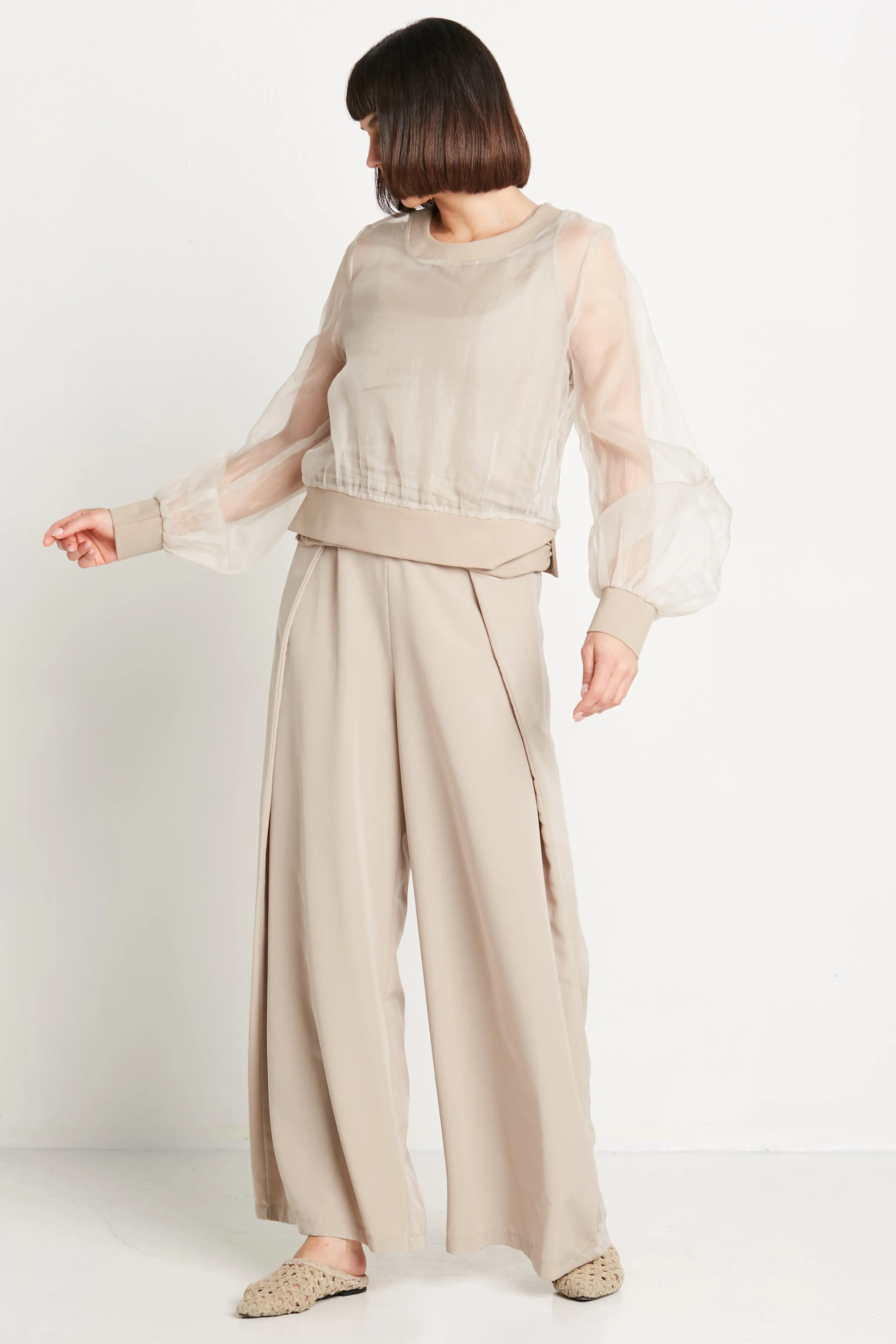 Organza Sweat Shirt