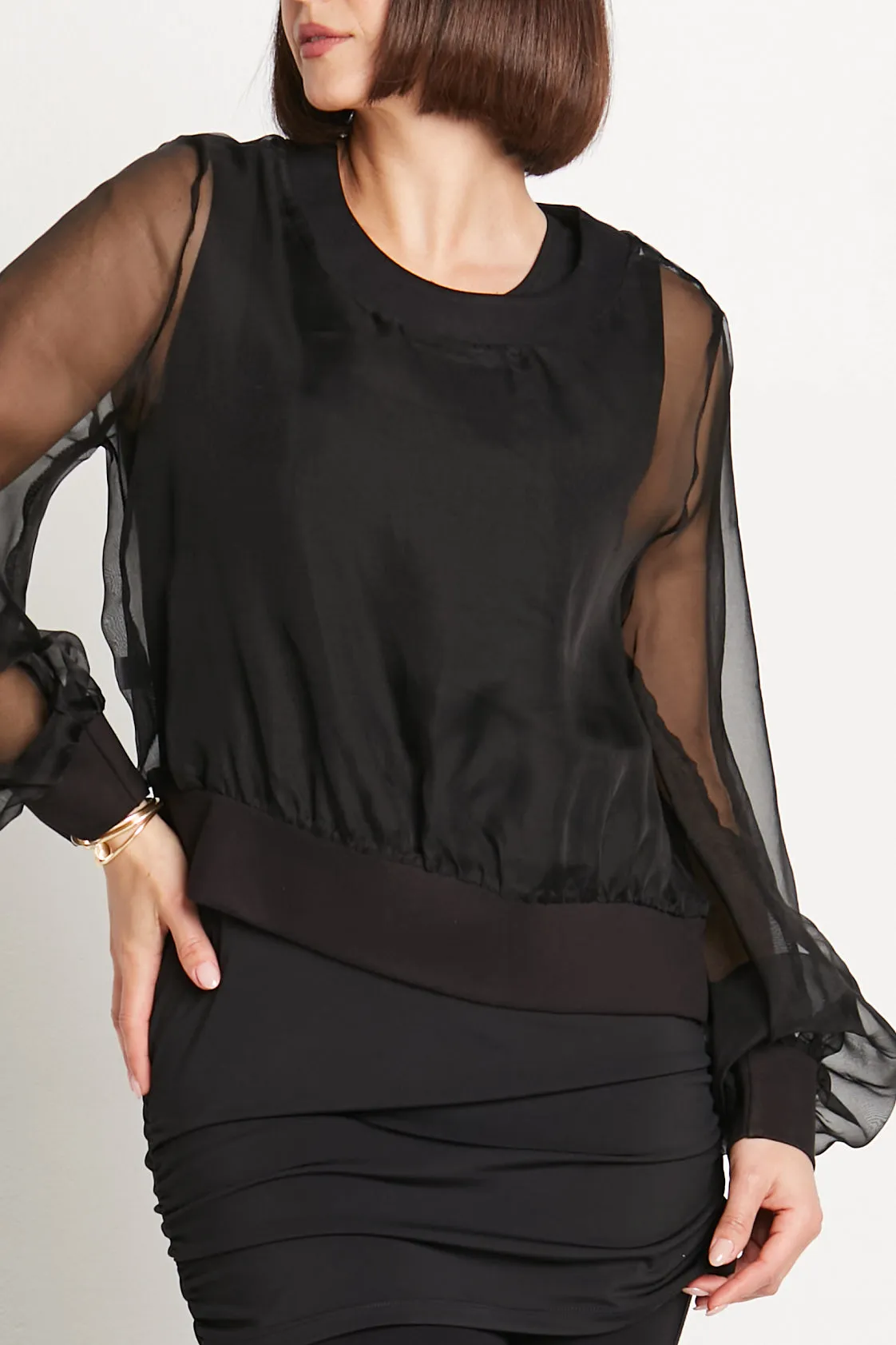 Organza Sweat Shirt