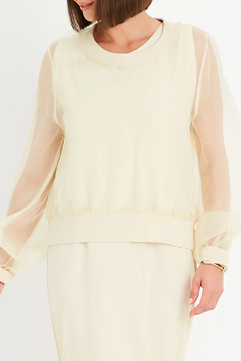 Organza Sweat Shirt