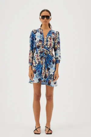 Otile Rosario Dress in Blue Mix