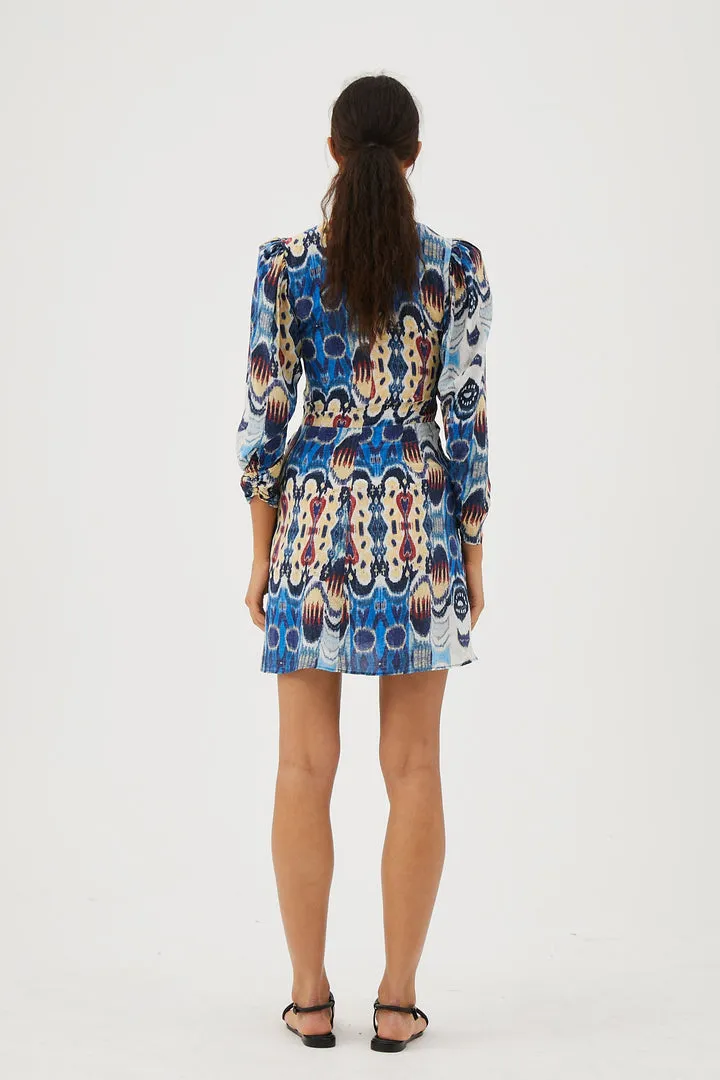 Otile Rosario Dress in Blue Mix