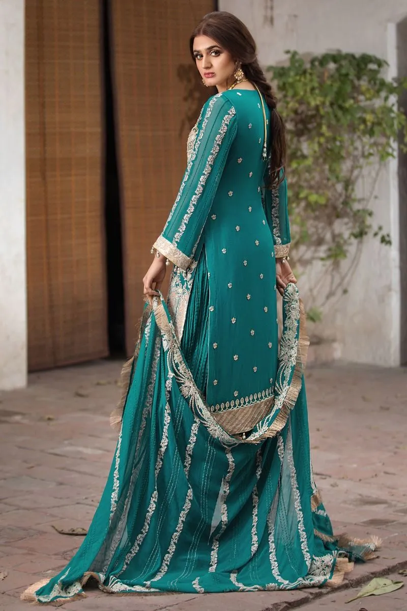 Pakistani Chiffon Party Wear 2020 with Embroidery #M0039