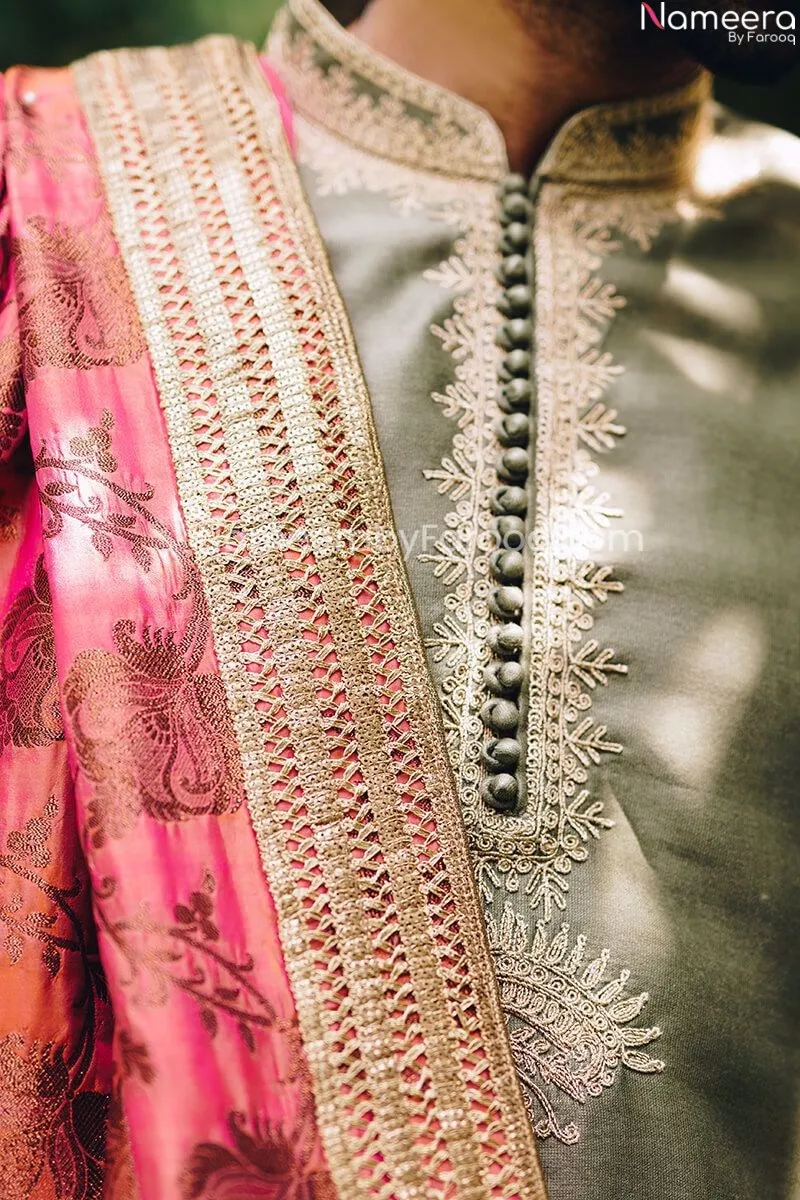 Pakistani Salwar Kameez Mens Sherwani for Wedding #GN54