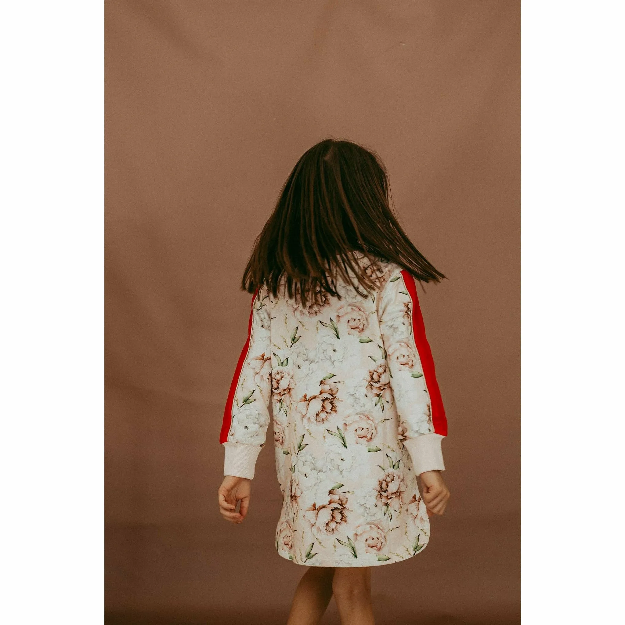 Peppa Dress-Pink Rose Bloom