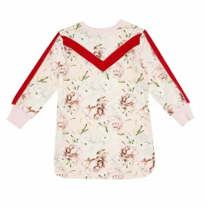 Peppa Dress-Pink Rose Bloom