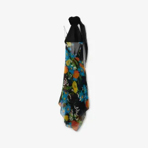 Poppy Garden Silk Blend Dress
