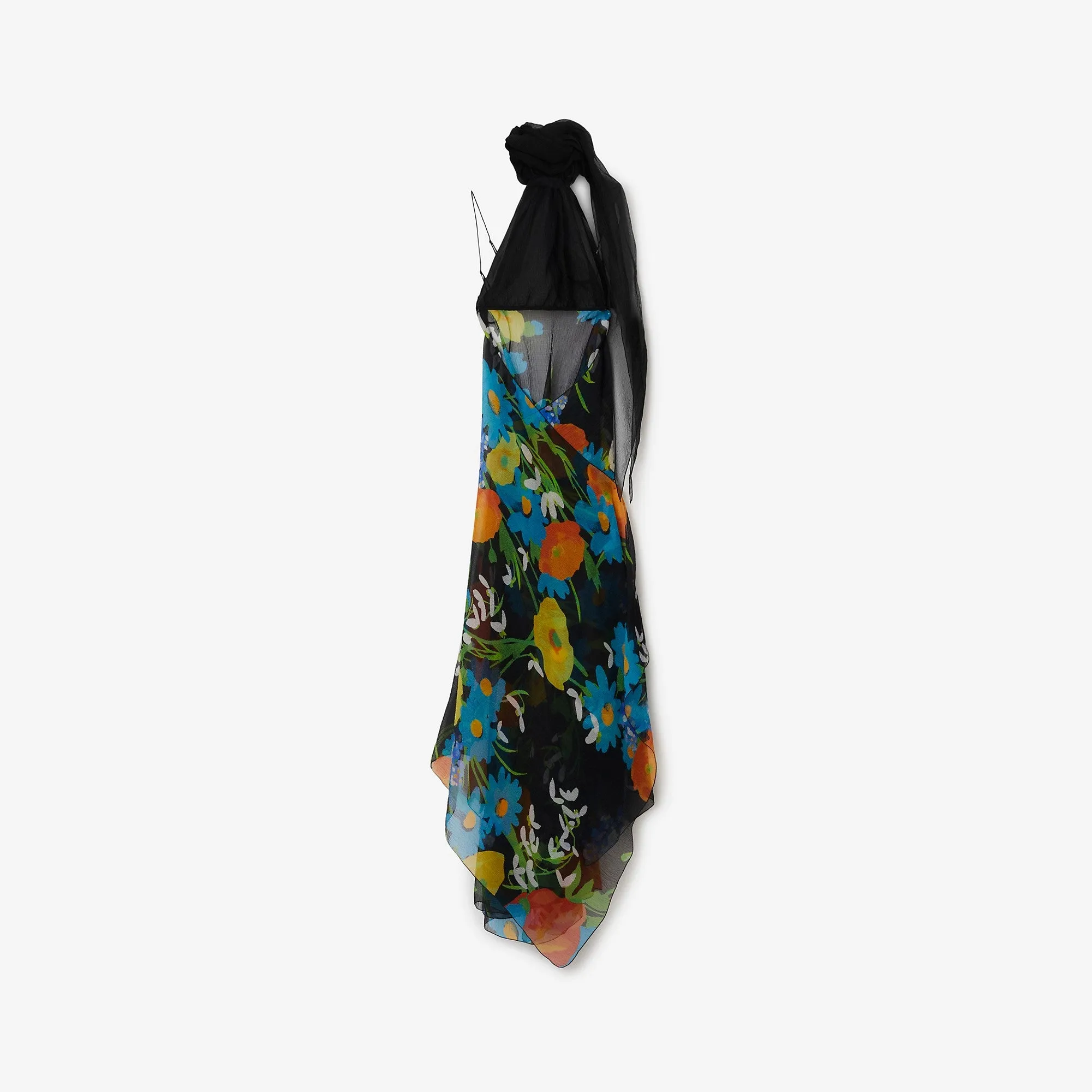 Poppy Garden Silk Blend Dress