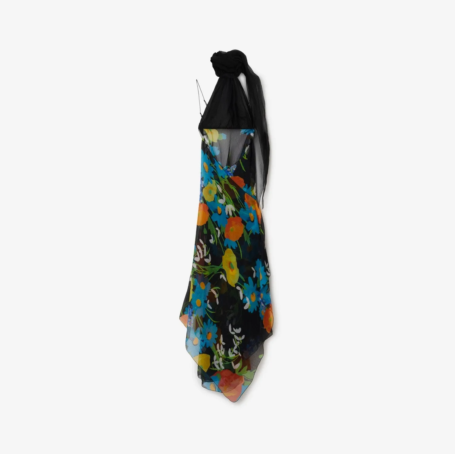 Poppy Garden Silk Blend Dress