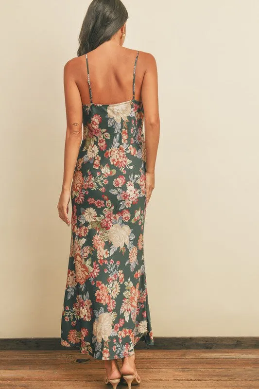 Primrose Button Detail Maxi Dress