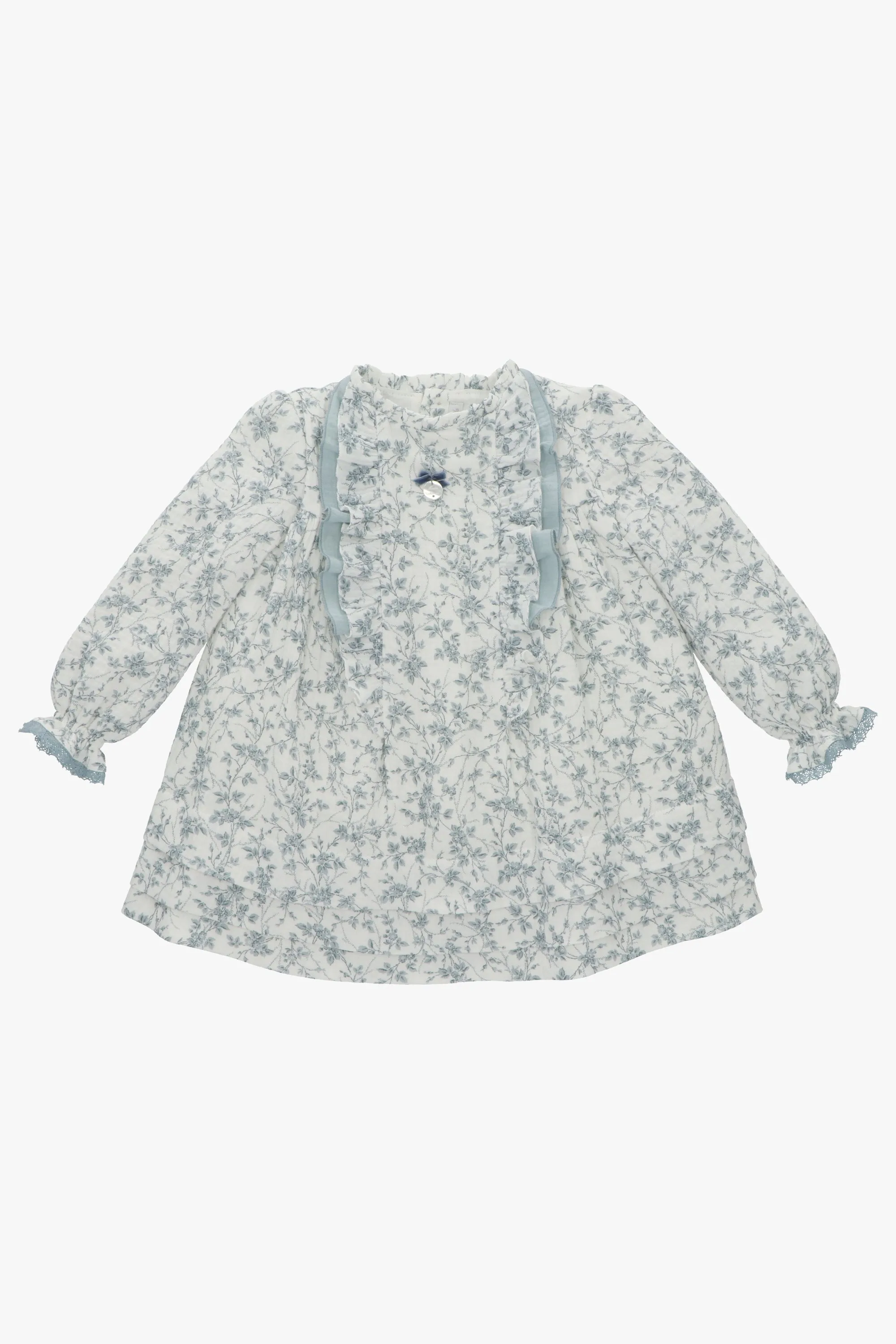 "Darla" Blue Floral Dress