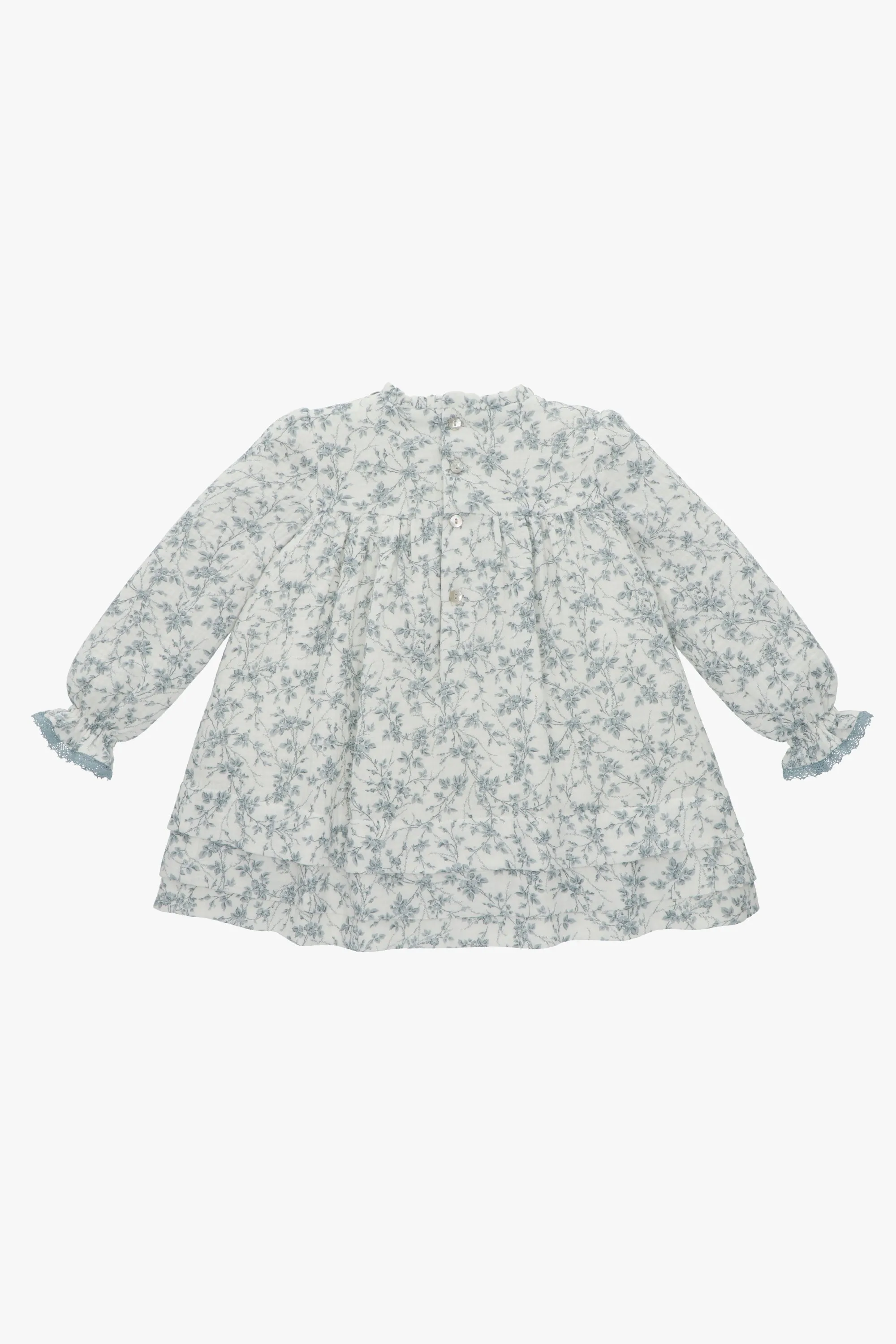 "Darla" Blue Floral Dress