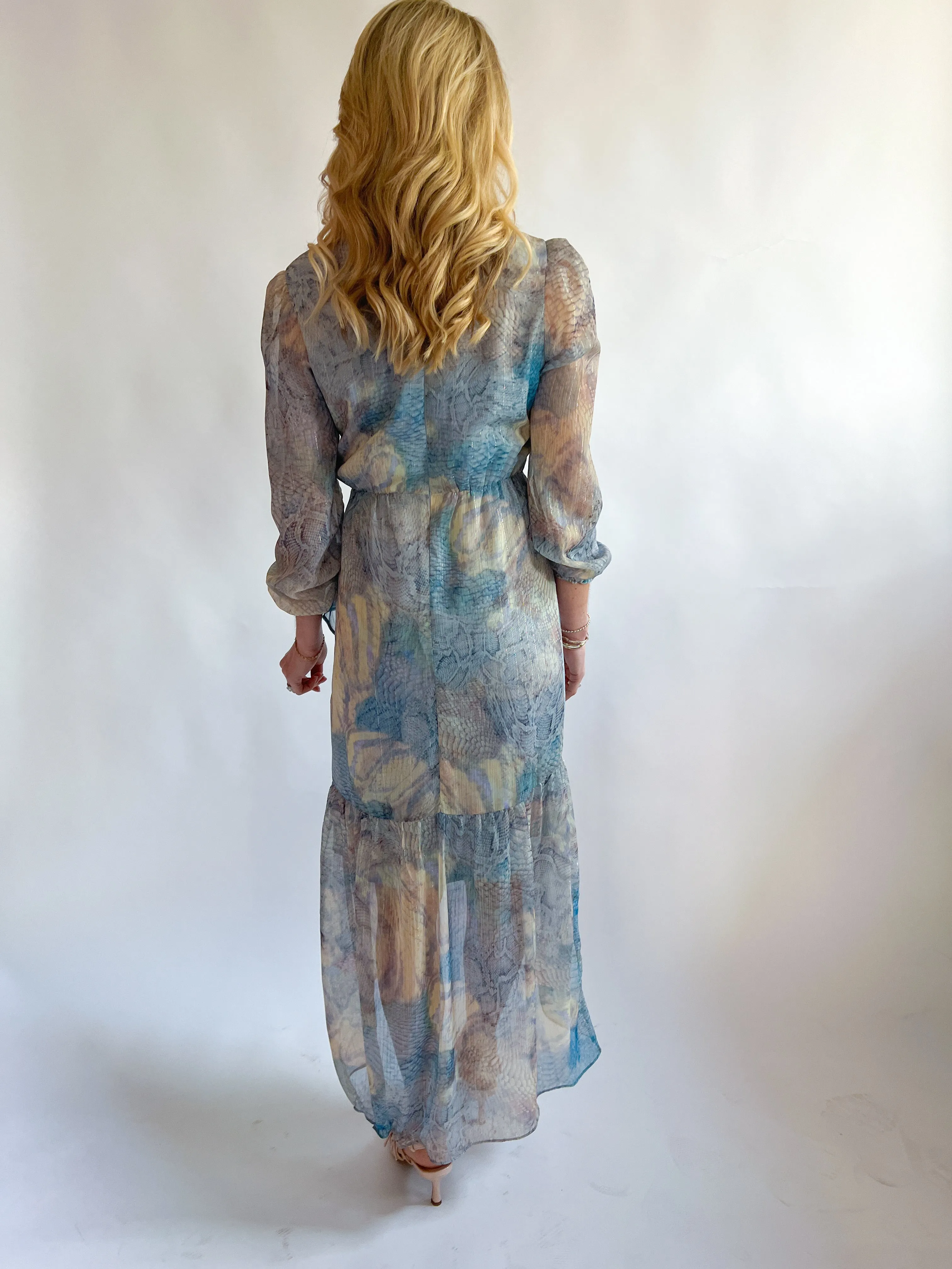 Renata Layered Midi Dress