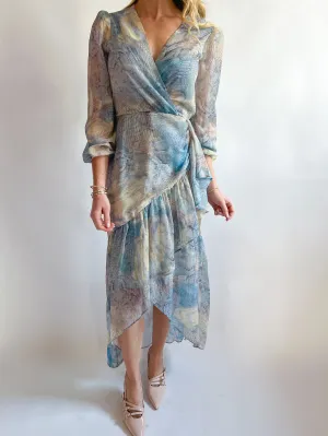 Renata Layered Midi Dress
