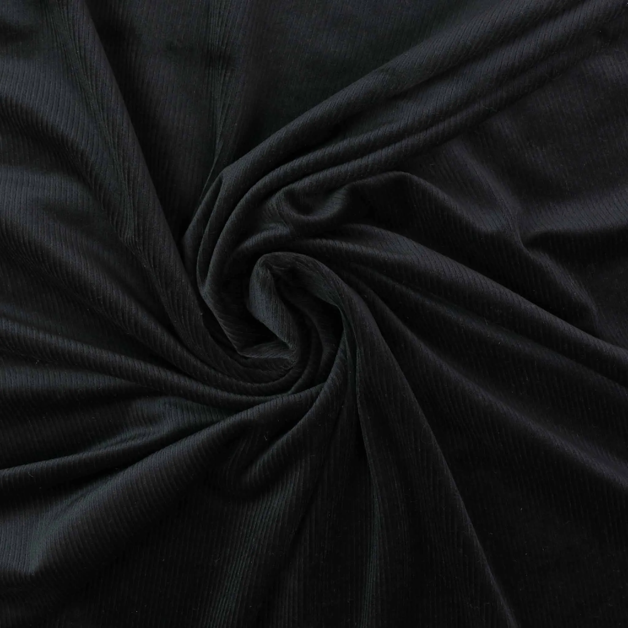 Rib Velour - Navy, Black