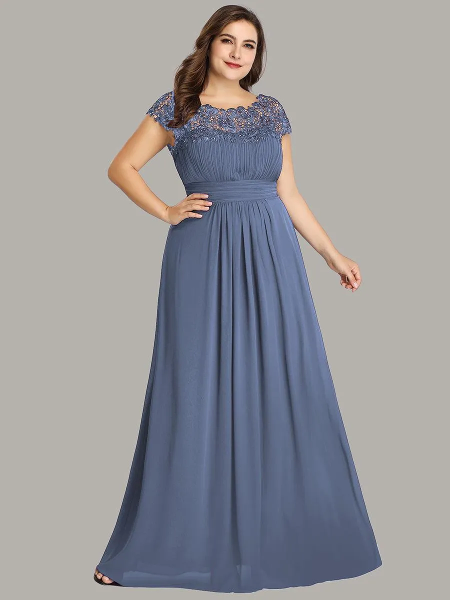 Robe de soirée élégante et flatteuse de grande taille
