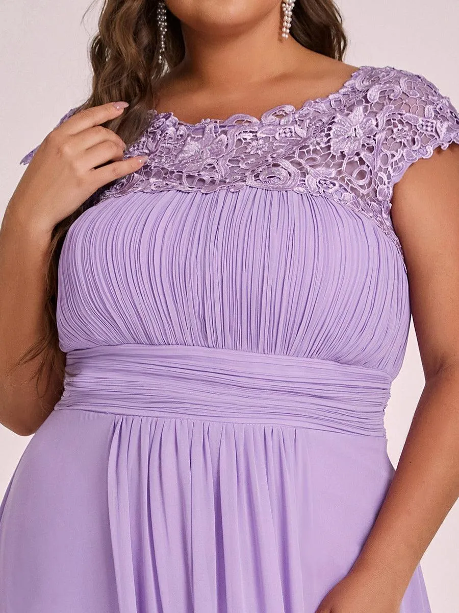 Robe de soirée élégante et flatteuse de grande taille