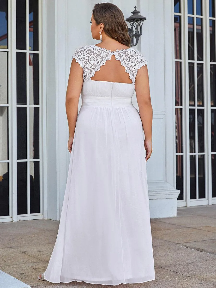 Robe de soirée élégante et flatteuse de grande taille