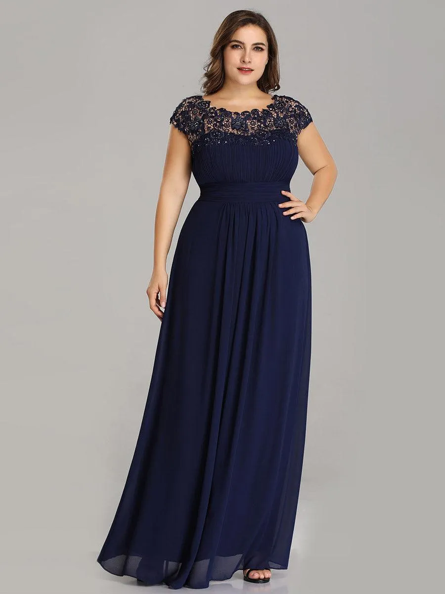 Robe de soirée élégante et flatteuse de grande taille