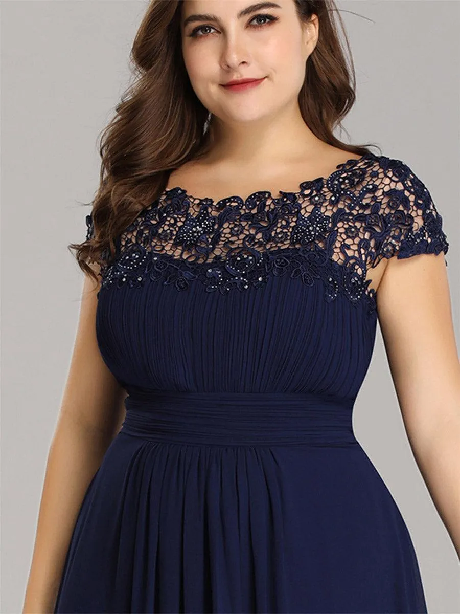 Robe de soirée élégante et flatteuse de grande taille