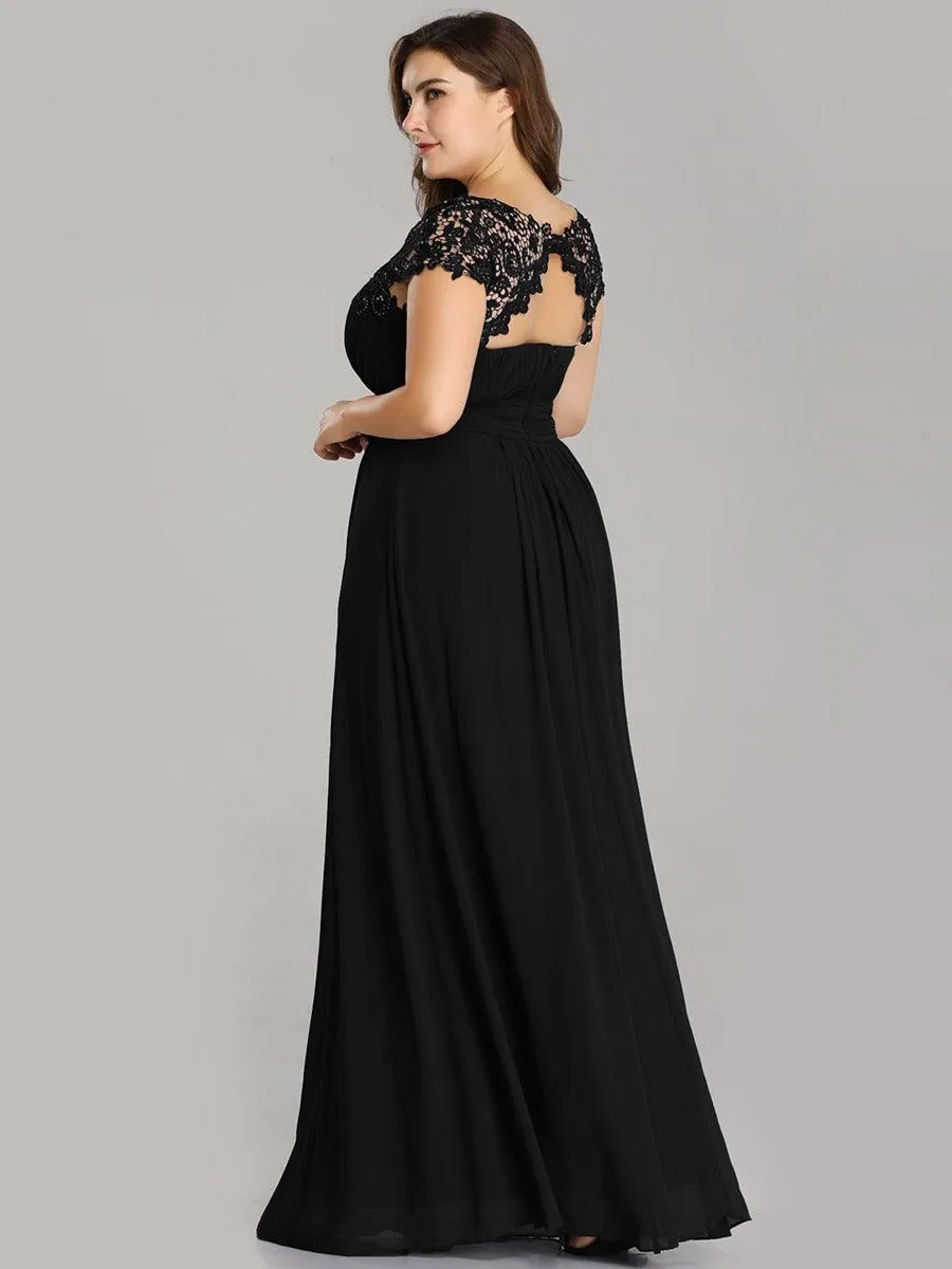 Robe de soirée élégante et flatteuse de grande taille
