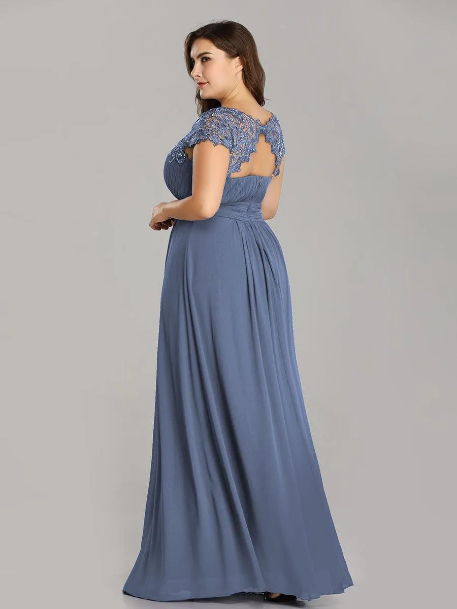 Robe de soirée élégante et flatteuse de grande taille