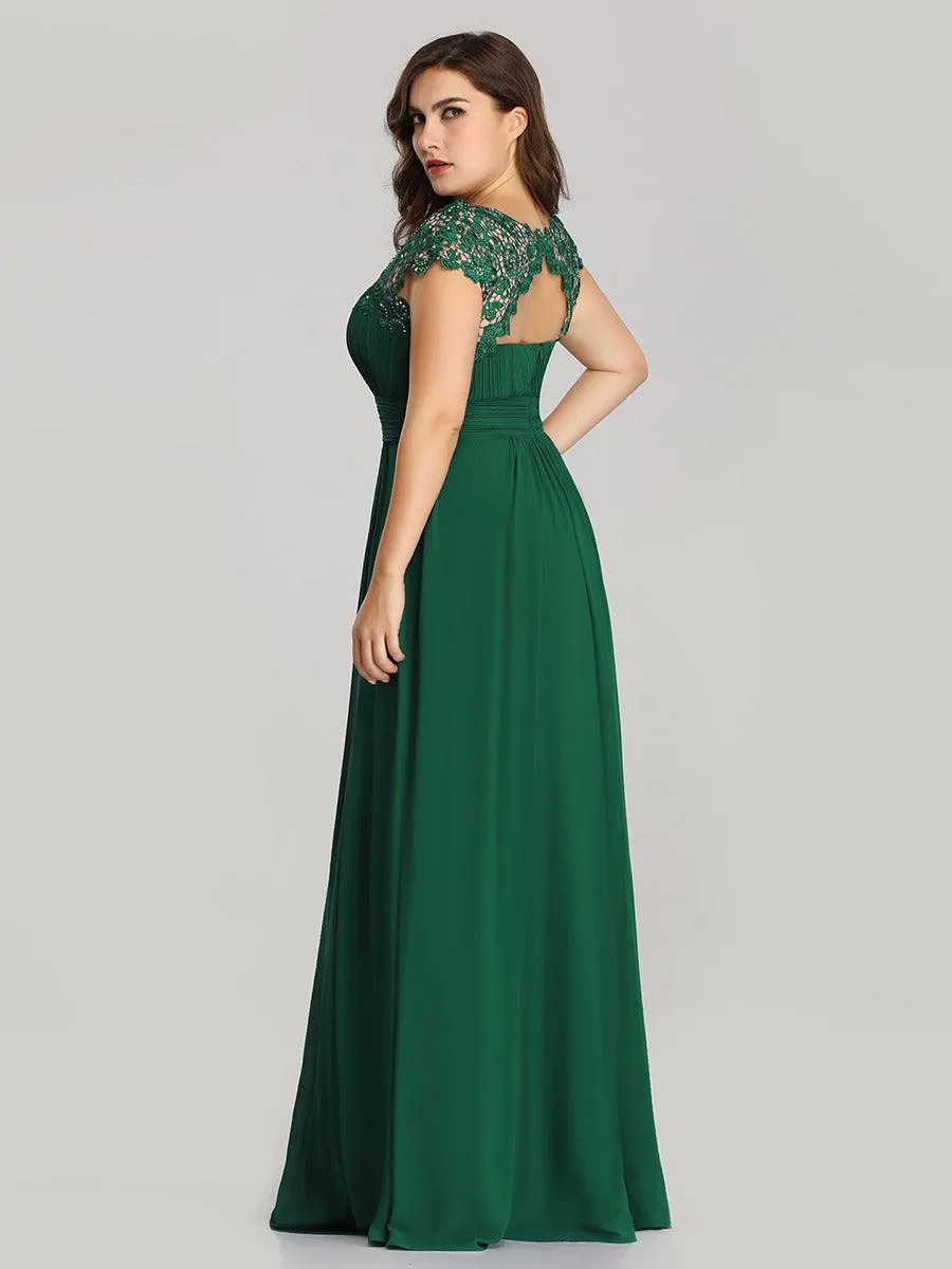 Robe de soirée élégante et flatteuse de grande taille