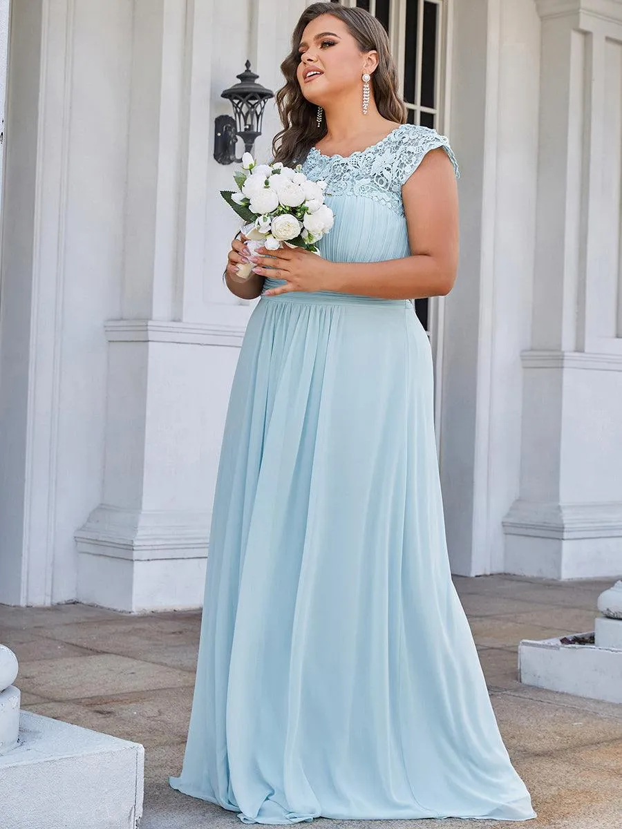 Robe de soirée élégante et flatteuse de grande taille