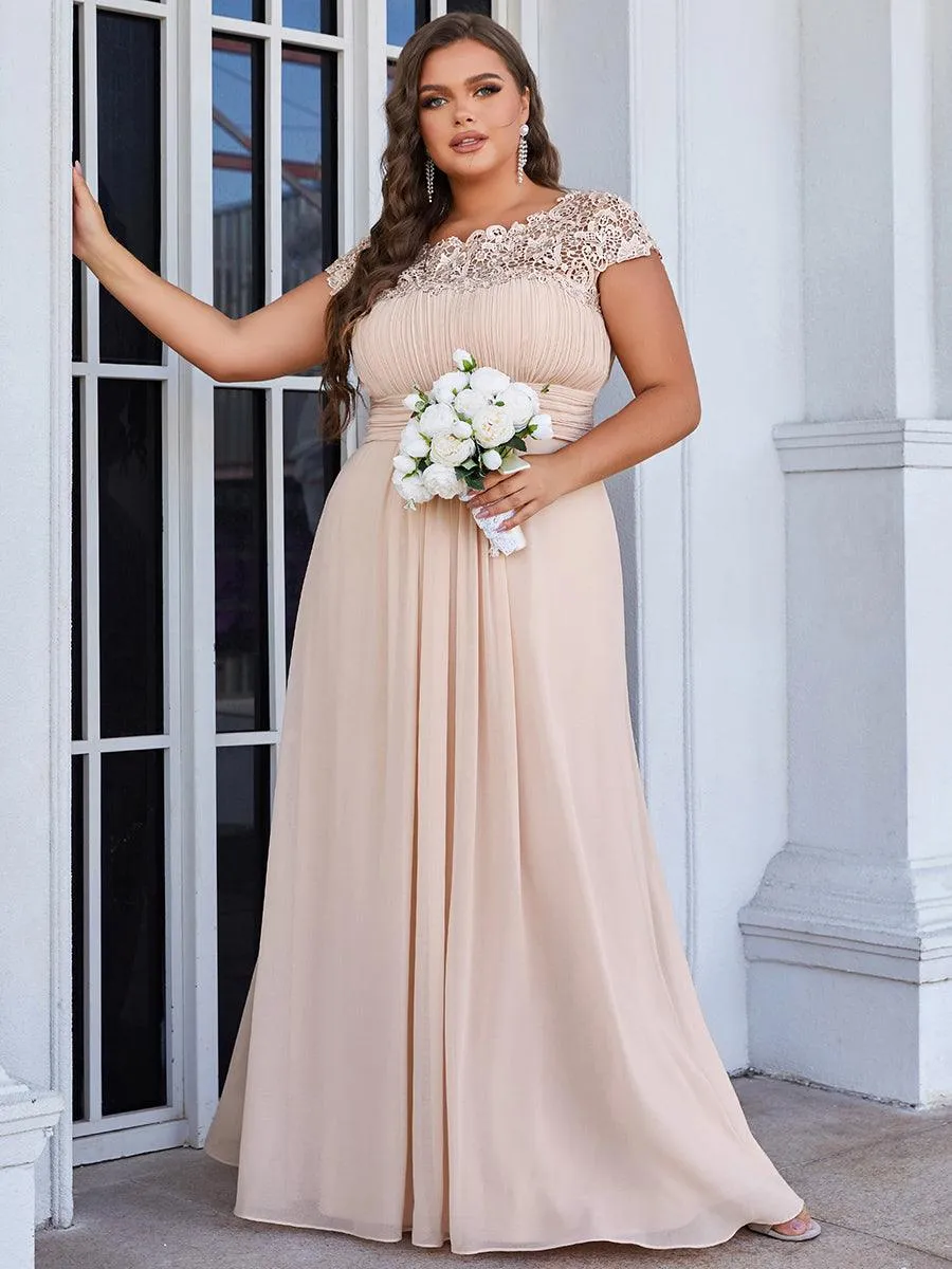 Robe de soirée élégante et flatteuse de grande taille