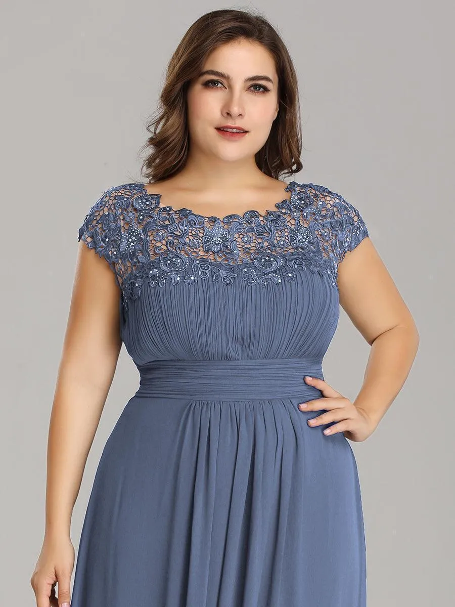 Robe de soirée élégante et flatteuse de grande taille