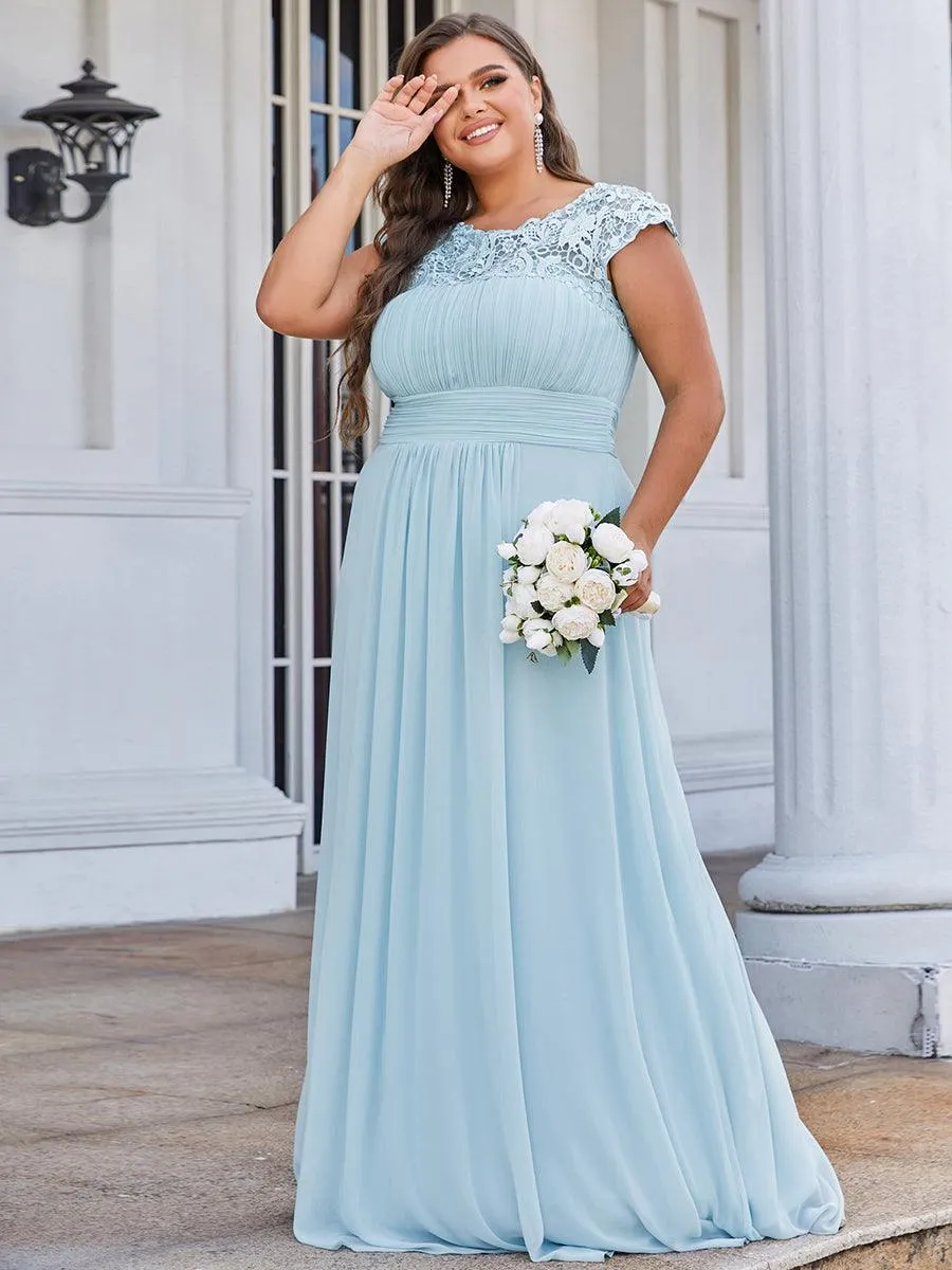 Robe de soirée élégante et flatteuse de grande taille