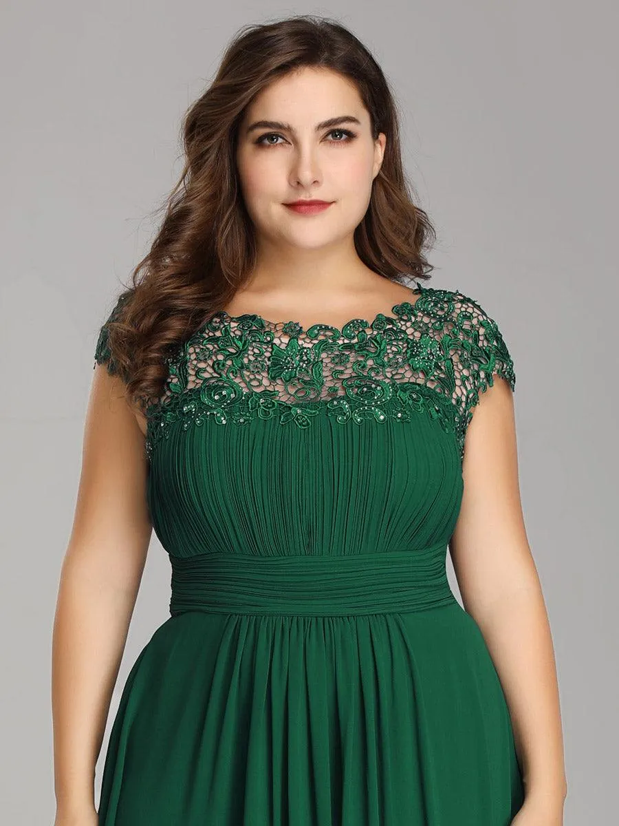 Robe de soirée élégante et flatteuse de grande taille