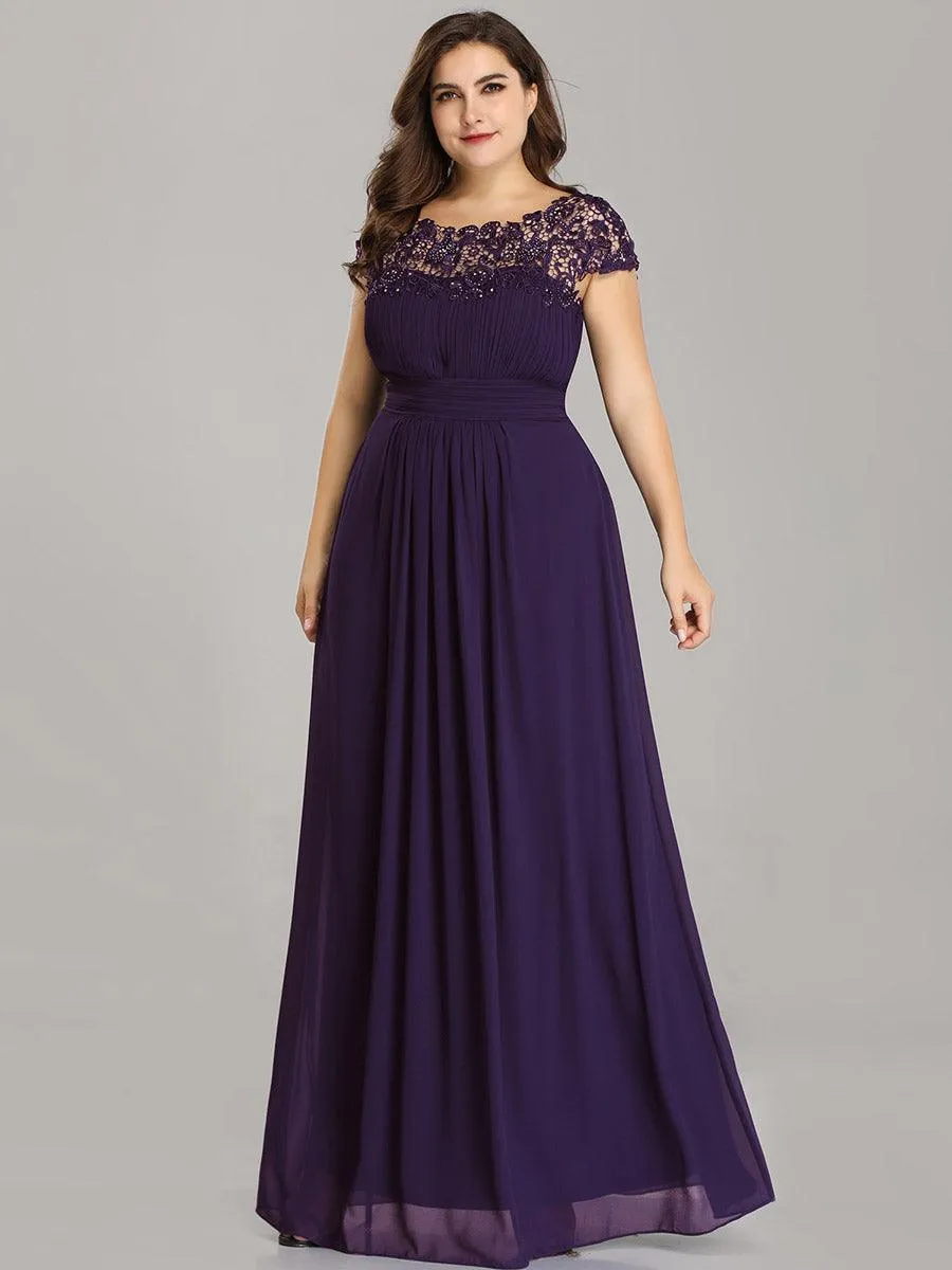 Robe de soirée élégante et flatteuse de grande taille