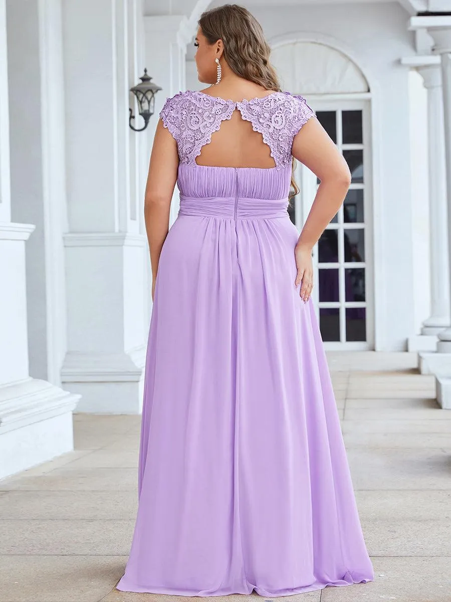 Robe de soirée élégante et flatteuse de grande taille