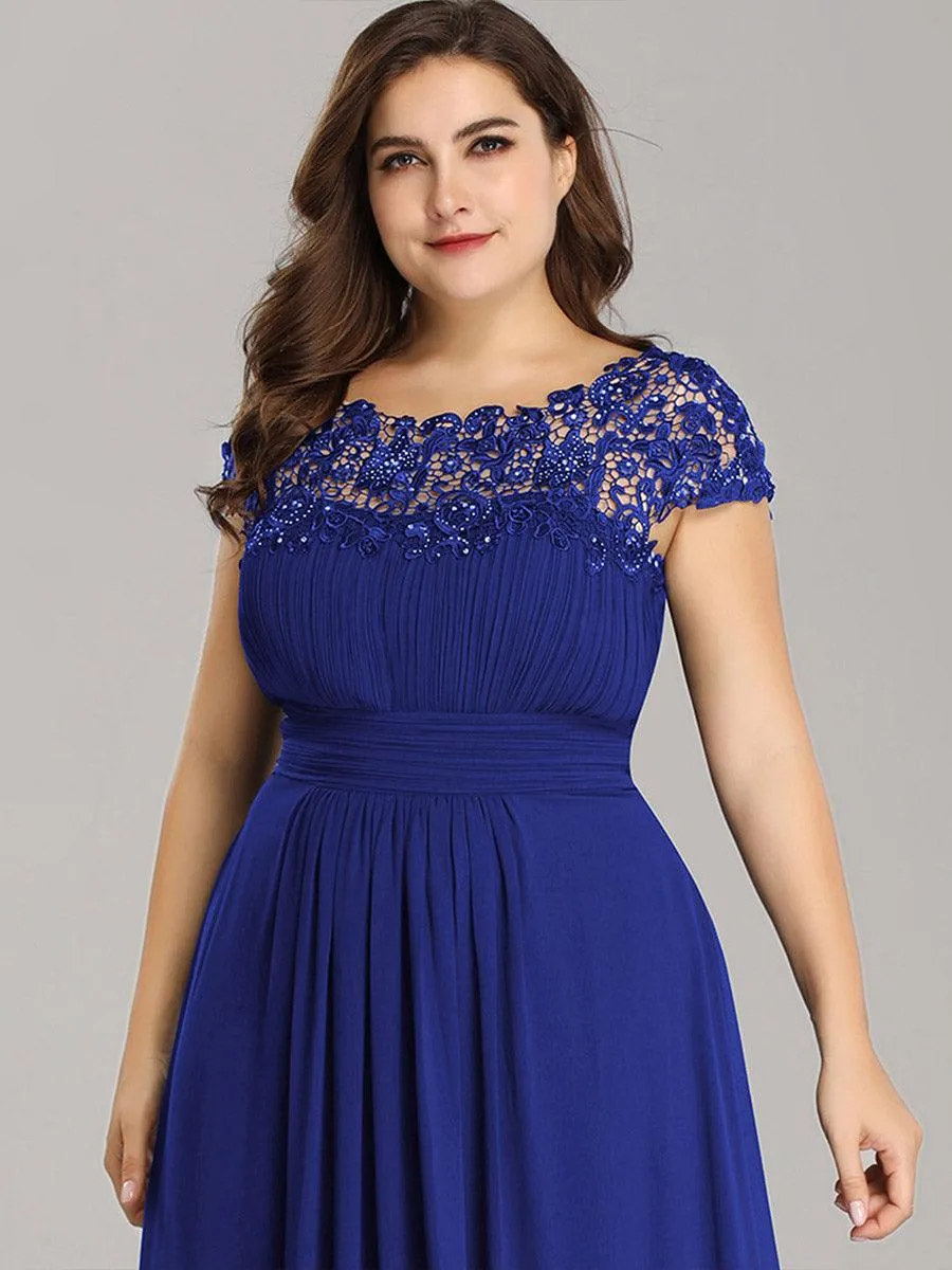 Robe de soirée élégante et flatteuse de grande taille