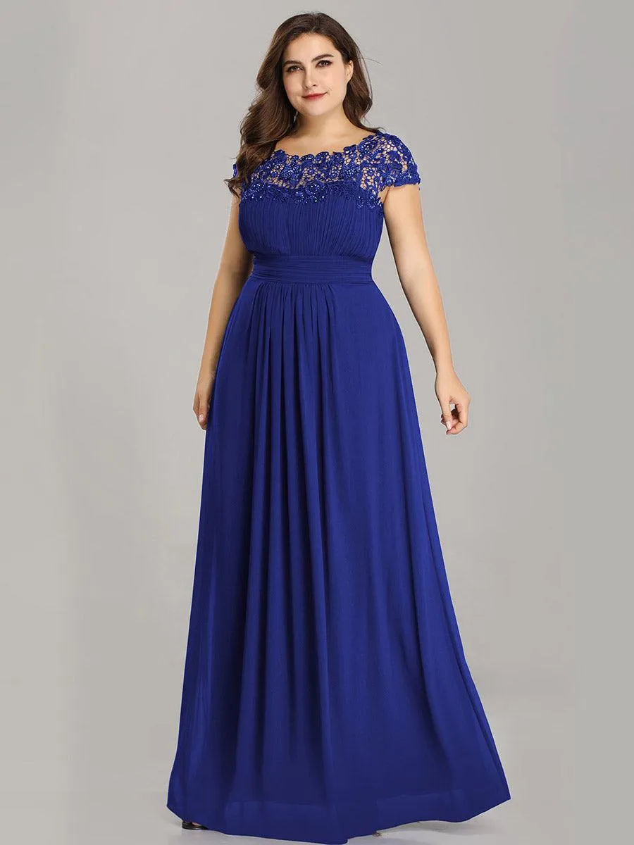 Robe de soirée élégante et flatteuse de grande taille