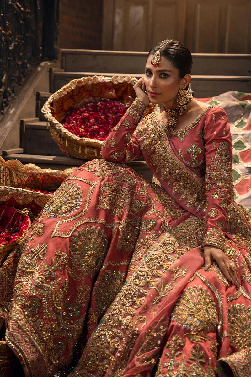 Rose Pink Lehenga Choli Pakistani Wedding Dresses