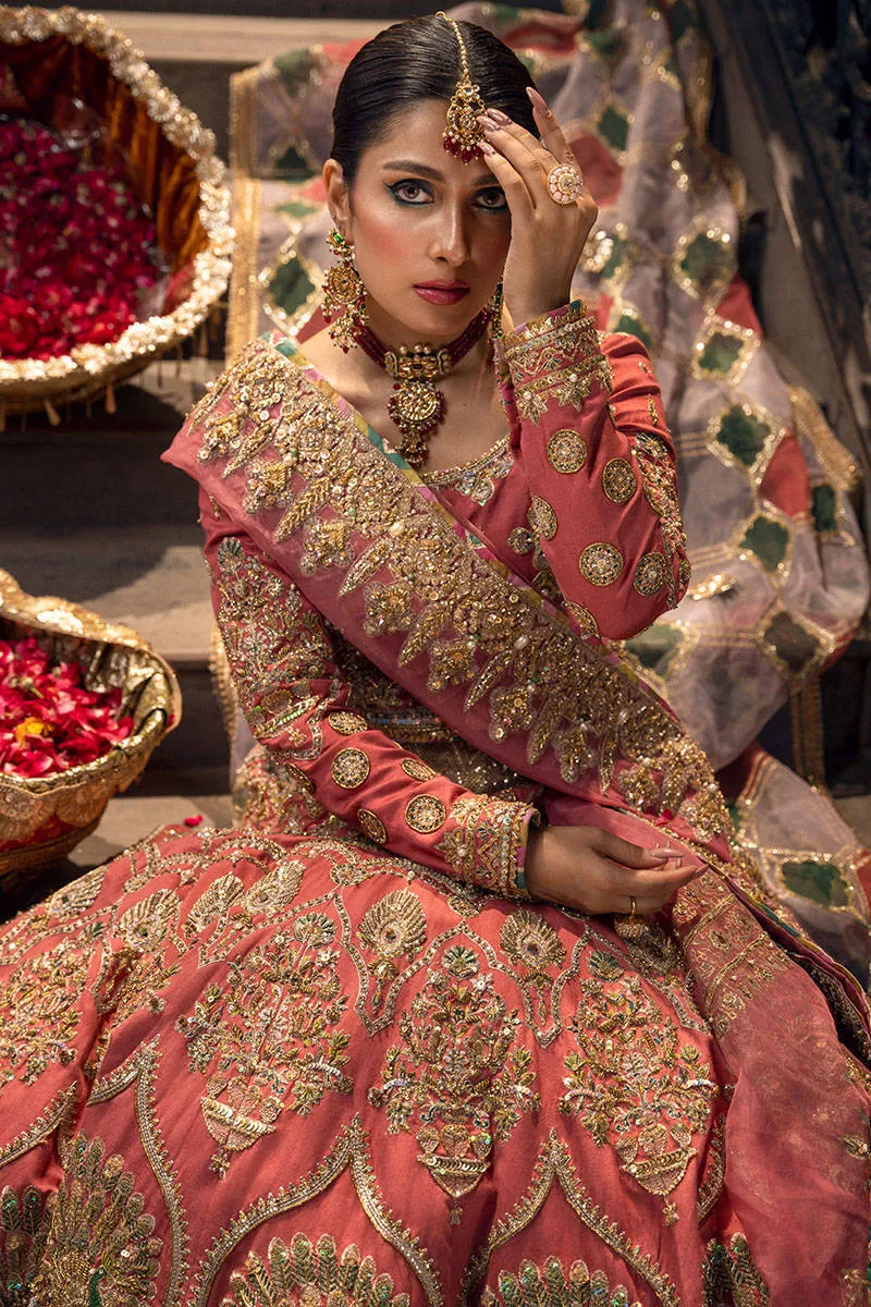 Rose Pink Lehenga Choli Pakistani Wedding Dresses