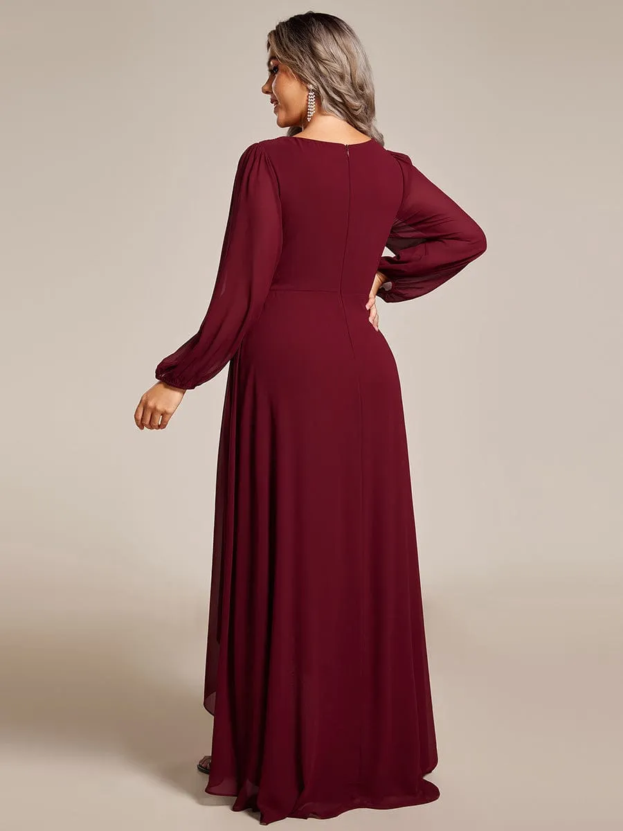 Roycebridal Belindy chiffon long sleeve mother of the bride dress