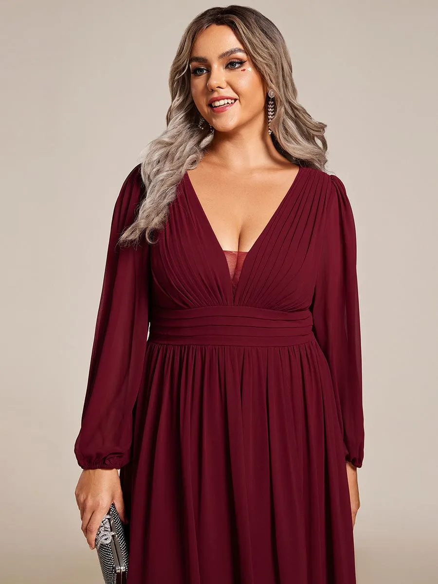 Roycebridal Belindy chiffon long sleeve mother of the bride dress