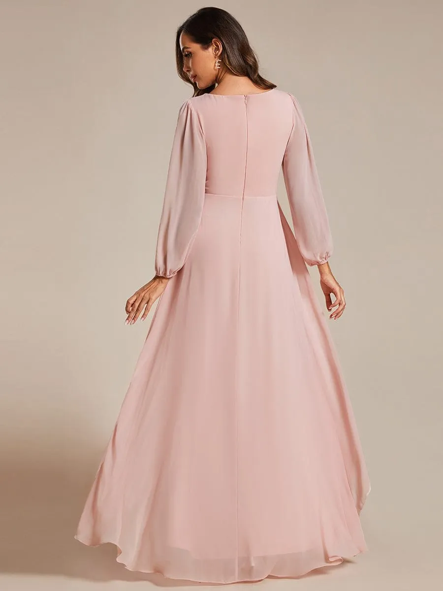 Roycebridal Belindy chiffon long sleeve mother of the bride dress