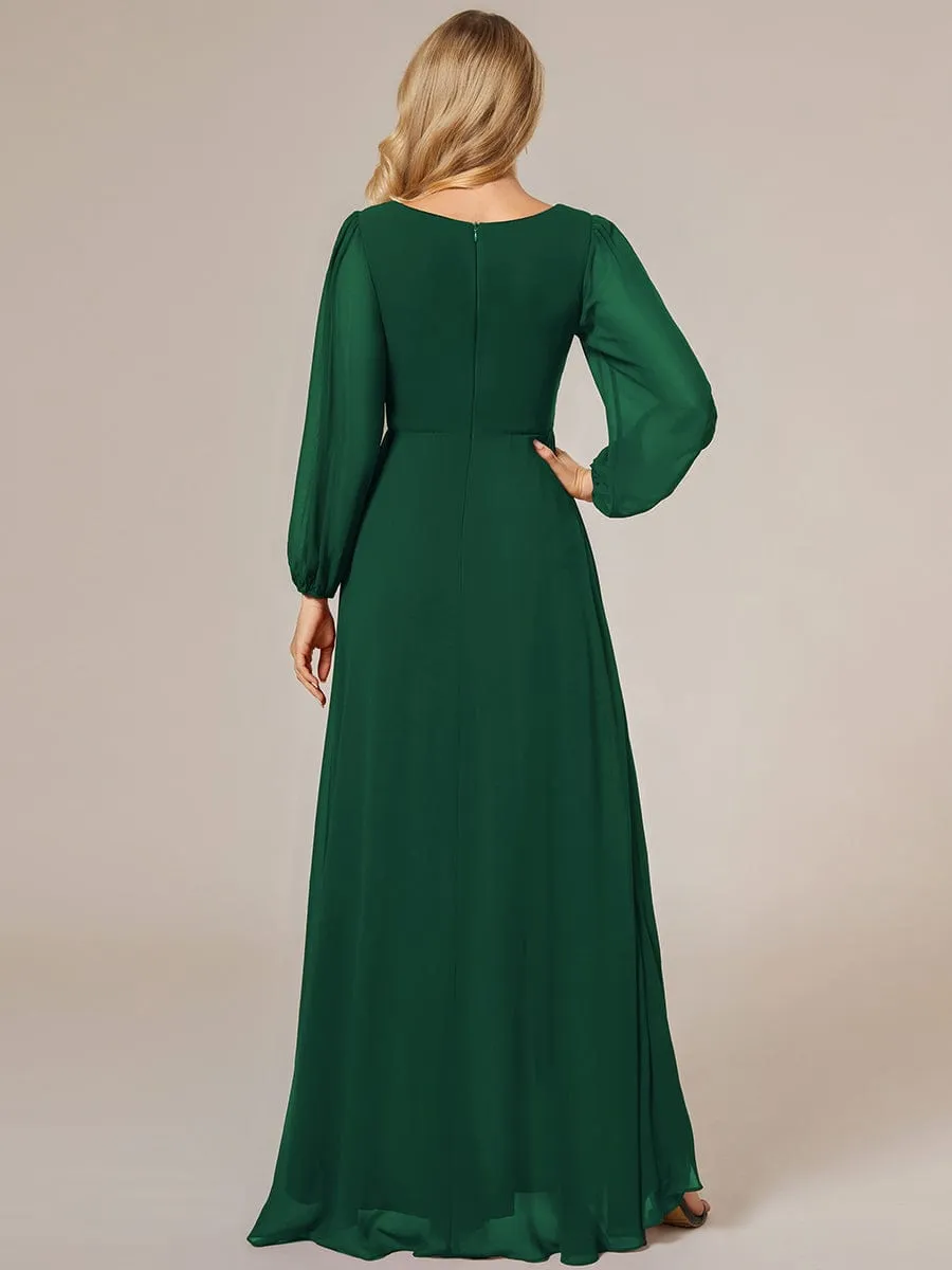 Roycebridal Belindy chiffon long sleeve mother of the bride dress