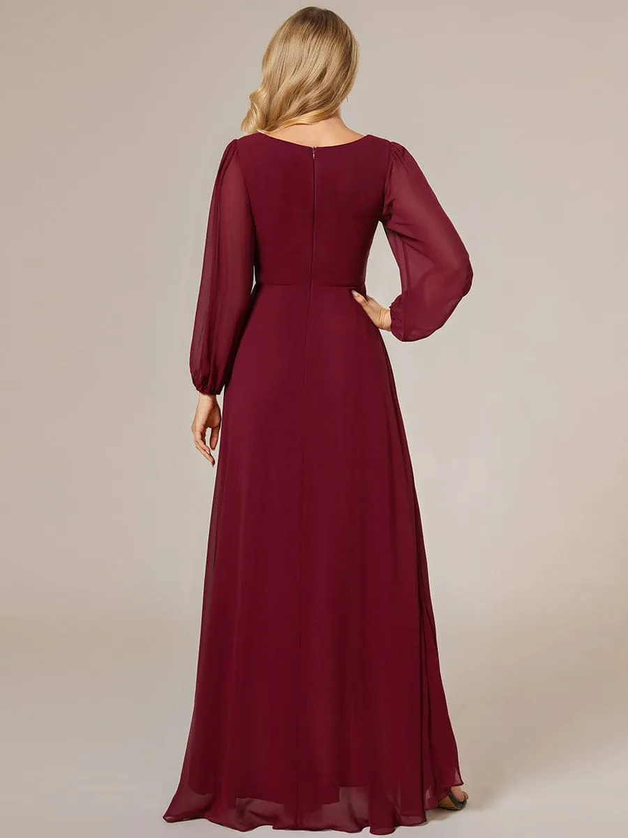 Roycebridal Belindy chiffon long sleeve mother of the bride dress