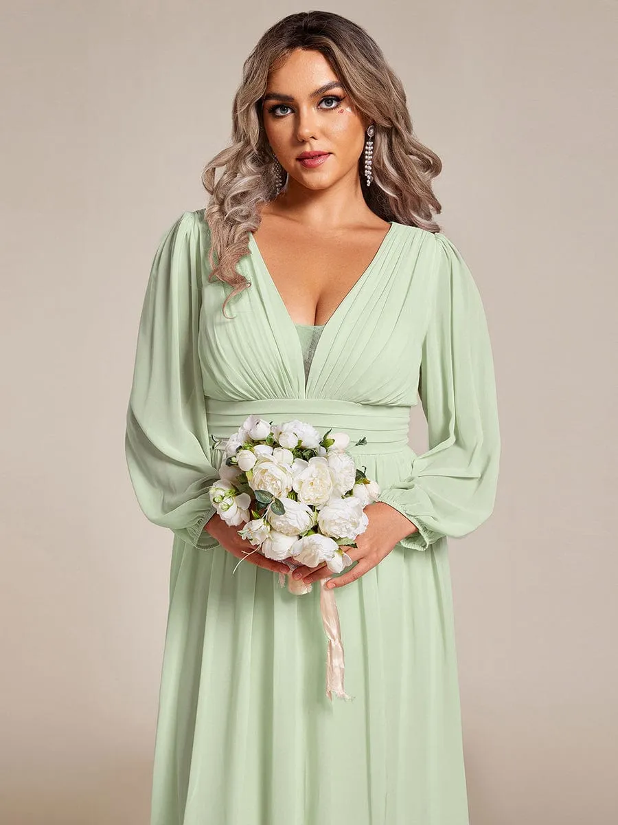 Roycebridal Belindy chiffon long sleeve mother of the bride dress